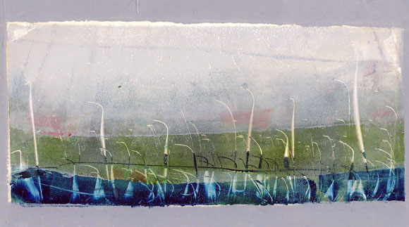 le hasard immobile, fixé sur verre, 1988, 19 x 24 cm